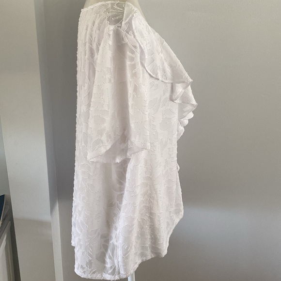Morgan Taylor 3XL white NWT top - Picture 4 of 8